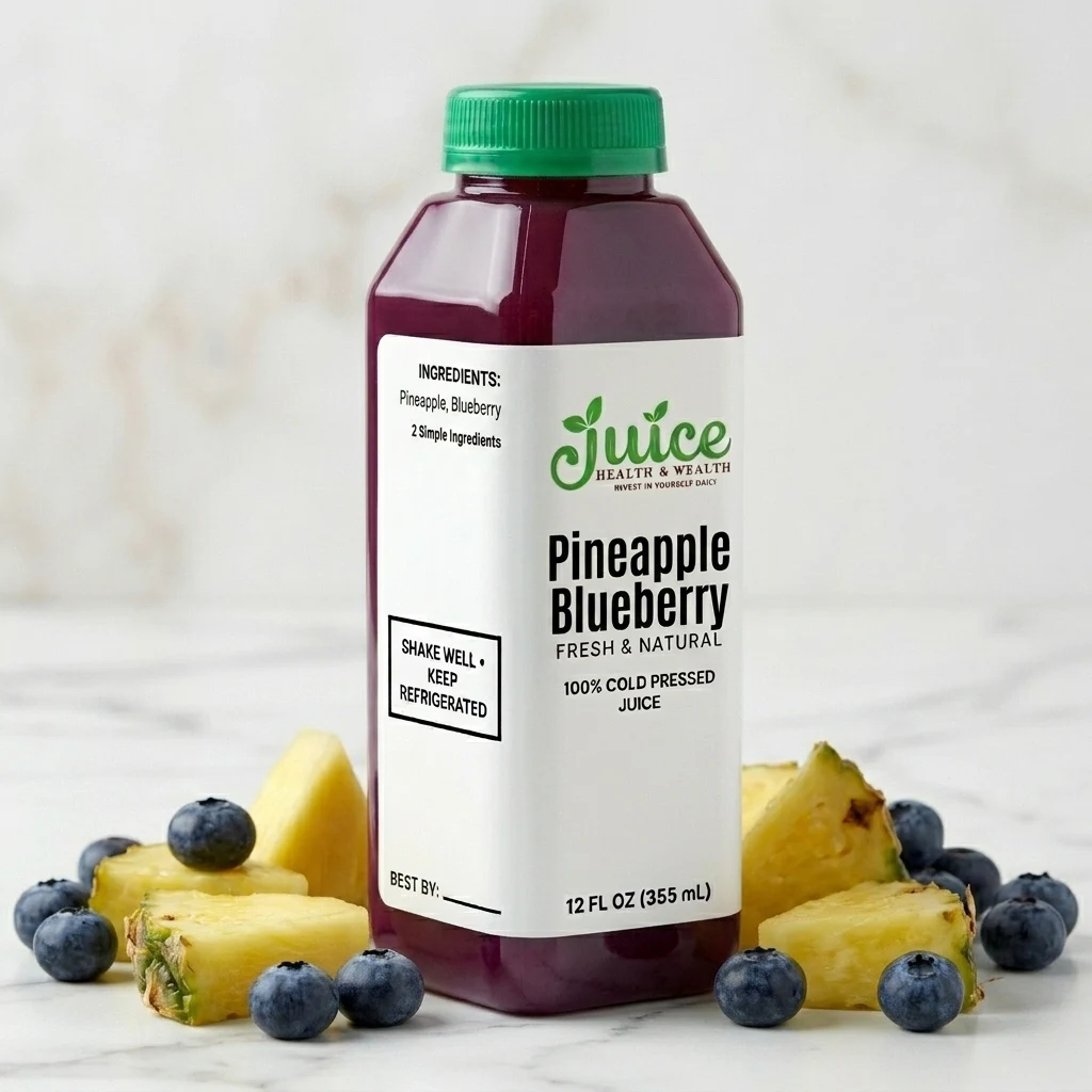 Pineapple & Wild Blueberry Juice
