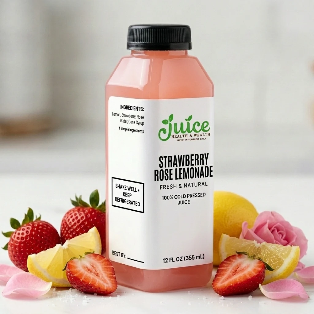 Strawberry Rose Lemonade